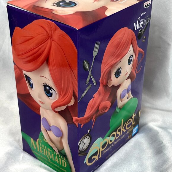 2020 Banpresto Qposket The Little Mermaid Ariel version A Collectible Figure - Picture 3 of 5